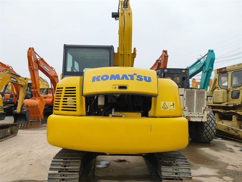 PC70 Komatsu ব্যবহৃত মিনি এক্সকাভেটর 6.5 টন মিনি ক্রলার এক্সকাভেটর কৃষি