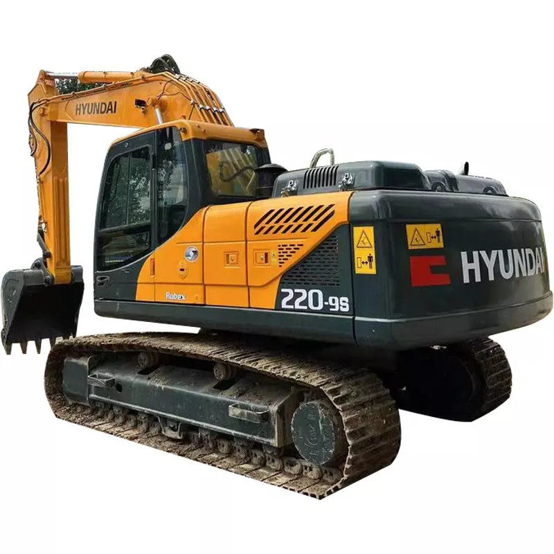 কোরিয়ায় তৈরি 220lc-9s ব্যবহৃত হুন্ডাই এক্সকাভেটর 22 টন ক্রলার এক্সকাভেটর