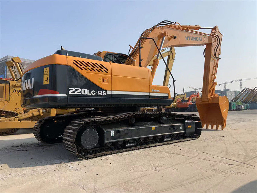 কোরিয়ায় তৈরি 220lc-9s ব্যবহৃত হুন্ডাই এক্সকাভেটর 22 টন ক্রলার এক্সকাভেটর