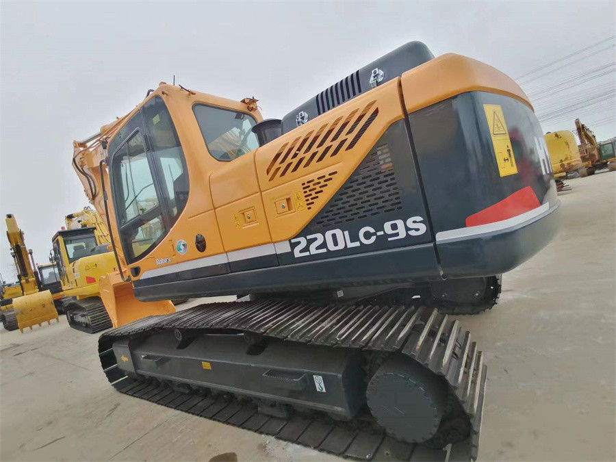 কোরিয়া ব্যবহৃত হুন্ডাই এক্সকাভেটর 220lc-9s কাজের ওজন 22 টন ক্রলার এক্সকাভেটর
