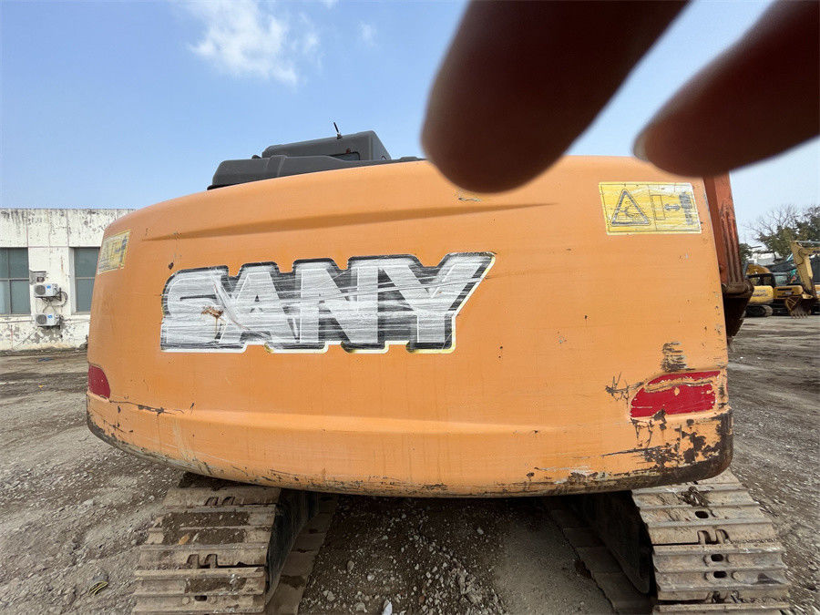 13 টন মিনি ব্যবহৃত Sany এক্সকাভেটর SANY SY135C ব্যাকহো হাইড্রোলিক ক্রলার এক্সকাভেটর