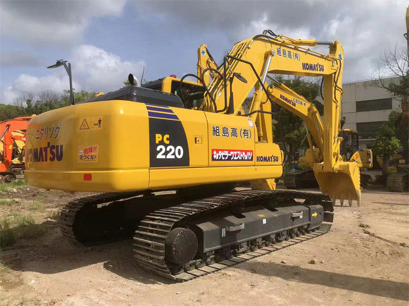 22 টন ব্যবহৃত জাপান এক্সকাভেটর কোমাটসু PC220-8N1 ক্রলার এক্সকাভেটর PC200 PC220 PC240
