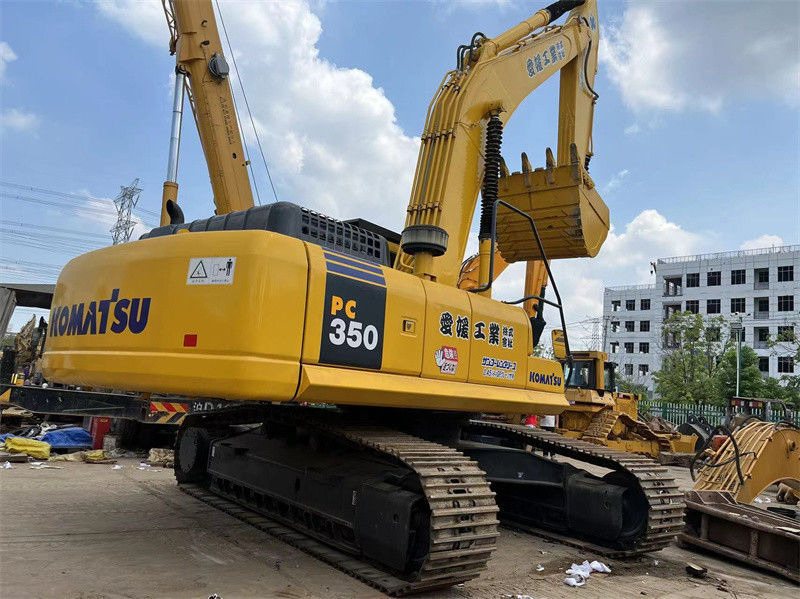 35 টন আসল ব্যবহৃত জাপান ক্রলার এক্সক্যাভেটর Komatsu PC350 বড় খননকারী