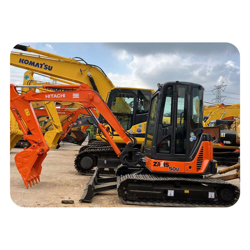 ব্যবহৃত হিটাচি ZX50U মিনি এক্সক্যাভেটর ব্যবহৃত 5 টন হিটাচি ZX50 মিনি এক্সক্যাভেটর