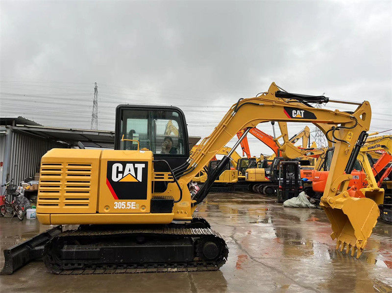 Caterpillar 305.5E2 Digger ব্যবহৃত CAT Excavators 305 306 307 308 ক্রলার এক্সক্যাভেটর