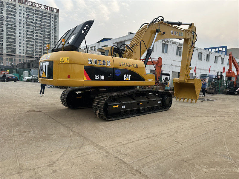 ব্যবহৃত Caterpillar CAT 330D ক্রলার এক্সক্যাভেটর 30 টন বড় নির্মাণ প্রকল্পের জন্য