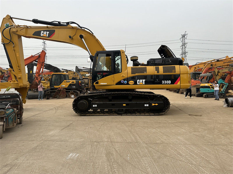 ব্যবহৃত Caterpillar CAT 330D ক্রলার এক্সক্যাভেটর 30 টন বড় নির্মাণ প্রকল্পের জন্য