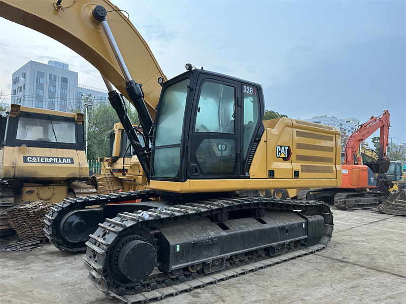 ব্যবহৃত Caterpillar CAT 336 ক্রলার এক্সক্যাভেটর 36 টন Caterpillar বড় এক্সক্যাভেটর খননকারী