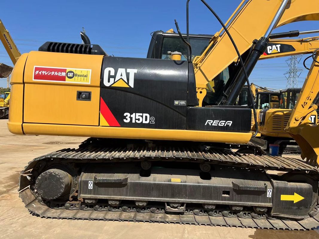 ব্যবহৃত Cat Excavator 315D পরিষ্কার ব্যবহৃত সরঞ্জাম 15 টন Excavator Cat 315