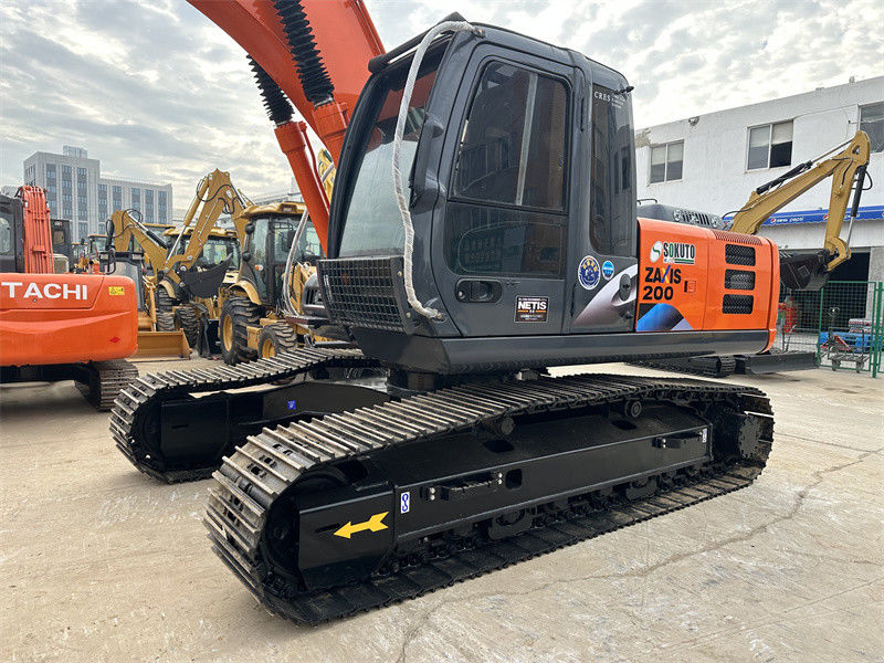ব্যবহৃত হিটাচি ZX200LC Excavator জাপান উৎপত্তি ব্যবহৃত হিটাচি Zx200 20 টন Excavator