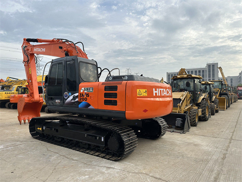ব্যবহৃত হিটাচি ZX200LC Excavator জাপান উৎপত্তি ব্যবহৃত হিটাচি Zx200 20 টন Excavator