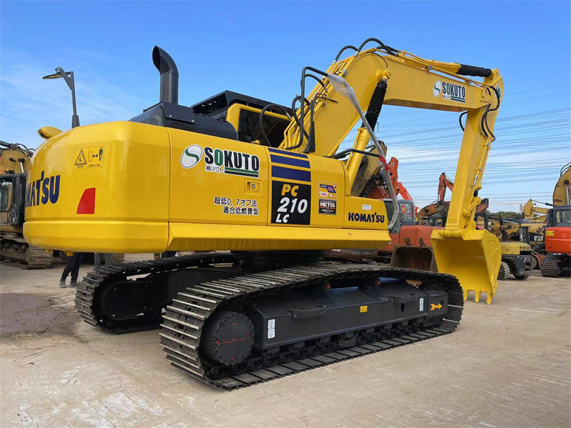 21 টন ব্যবহৃত জাপান ক্রলার এক্সক্যাভারেটর Komatsu PC210LC-8 এক্সক্যাভারেটর মাইনিং Digger