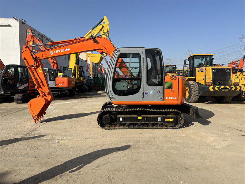Ex60-5 ব্যবহৃত হিটাচি Excavator মিনি ব্যবহৃত Excavator 6 টন হিটাচি 60