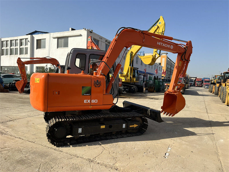 Ex60-5 ব্যবহৃত হিটাচি Excavator মিনি ব্যবহৃত Excavator 6 টন হিটাচি 60