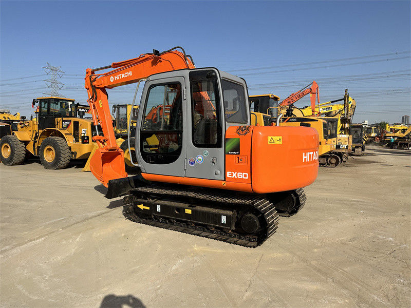 Ex60-5 ব্যবহৃত হিটাচি Excavator মিনি ব্যবহৃত Excavator 6 টন হিটাচি 60