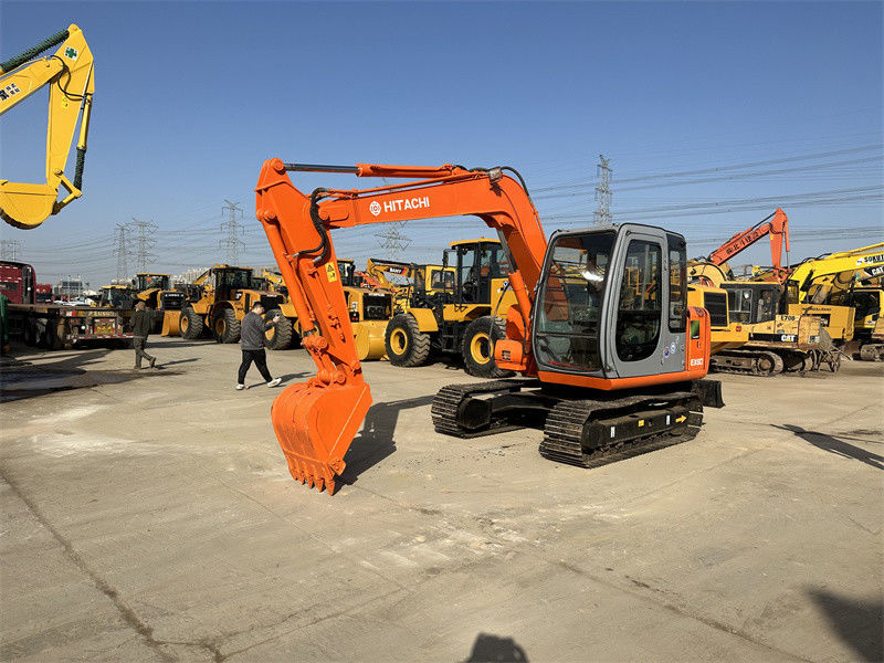 Ex60-5 ব্যবহৃত হিটাচি Excavator মিনি ব্যবহৃত Excavator 6 টন হিটাচি 60