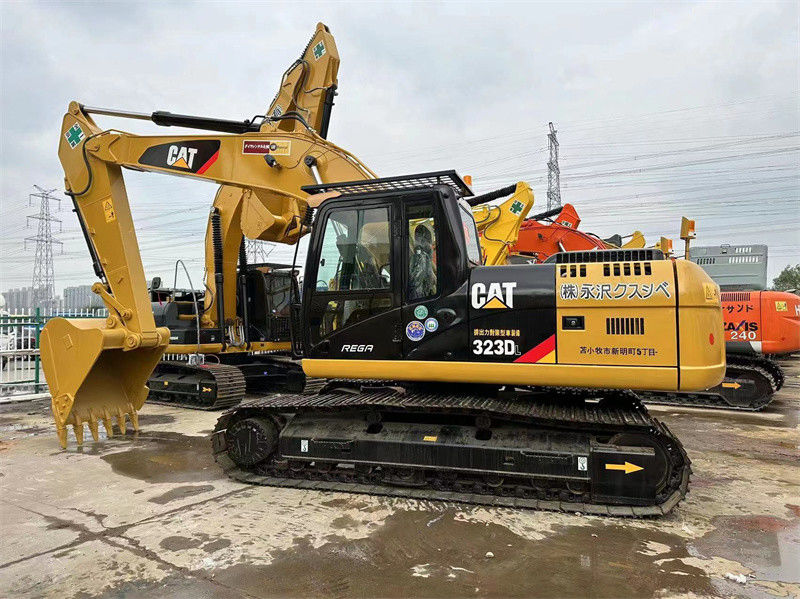মূল ব্যবহৃত CAT ক্রলার এক্সক্যাভেটর 323DL ব্যবহৃত Caterpillar 320D 323D এক্সক্যাভেটর