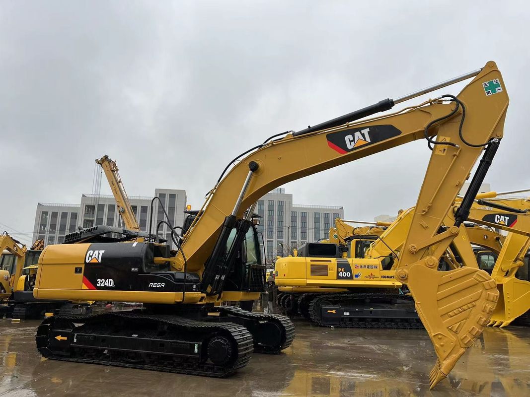 Heavy Duty Used CAT 324DL ক্রলার এক্সক্যাভেটর Caterpillar Breaker Hammer Line শক্তিশালী ইঞ্জিন