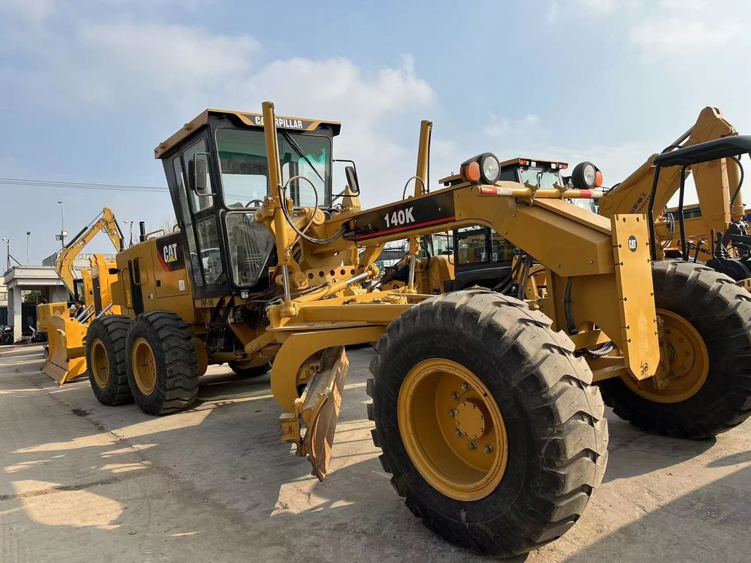 ব্যবহৃত Caterpillar মোটর গ্রেডার 140K স্টক সেকেন্ড হ্যান্ড বিড়াল 140 মোটর গ্রেডার