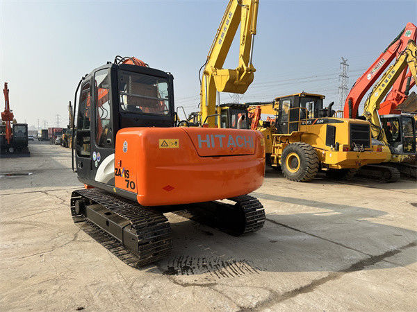 ব্যবহৃত খননকারক হিটাচি ZX70 হাইড্রোলিক ক্রলার খননকারক ব্যবহৃত 7 টন মিনি হিটাচি খননকারক 70