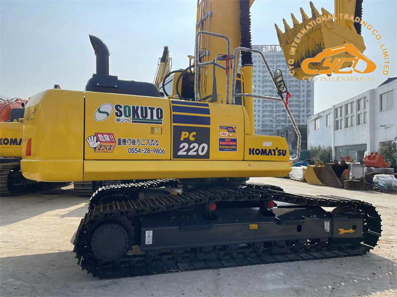 চমৎকার অবস্থা ব্যবহৃত জাপান Excavator Komatsu PC220-8 ক্রলার Excavator PC200 PC220