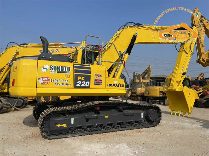 চমৎকার অবস্থা ব্যবহৃত জাপান Excavator Komatsu PC220-8 ক্রলার Excavator PC200 PC220