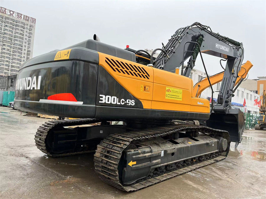 হিউন্ডাই R300LC-9S নির্মাণ খনির জন্য ব্যবহৃত হাইড্রোলিক খননকারক ওজন 30 টন