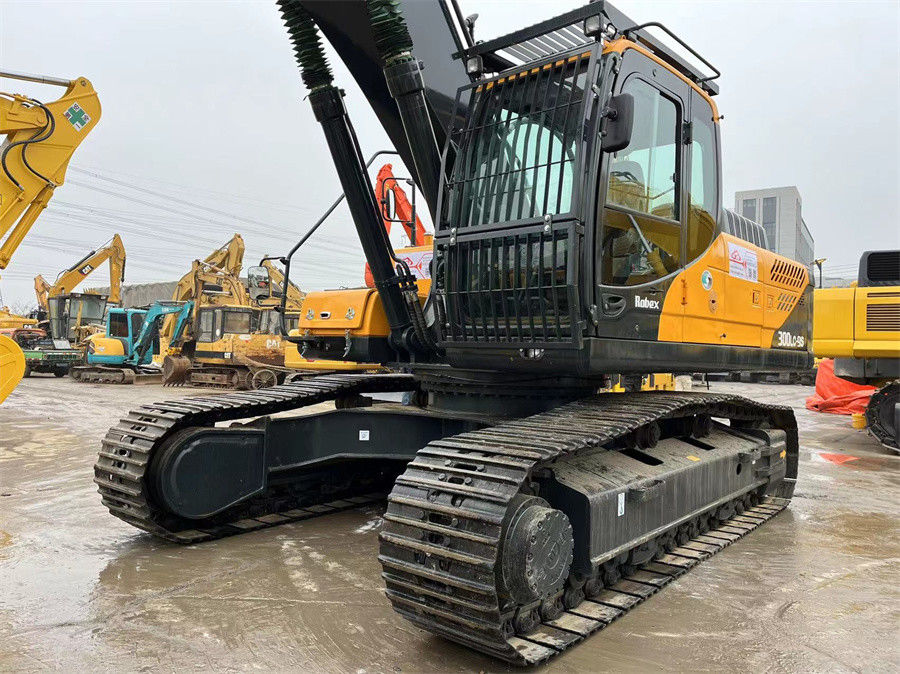 হিউন্ডাই R300LC-9S নির্মাণ খনির জন্য ব্যবহৃত হাইড্রোলিক খননকারক ওজন 30 টন