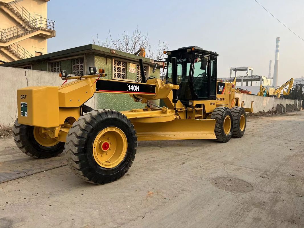 140H ব্যবহৃত Caterpillar মোটর গ্রেডার ভাল অবস্থায় সেকেন্ড হ্যান্ড বিড়াল 140 মোটর গ্রেডার