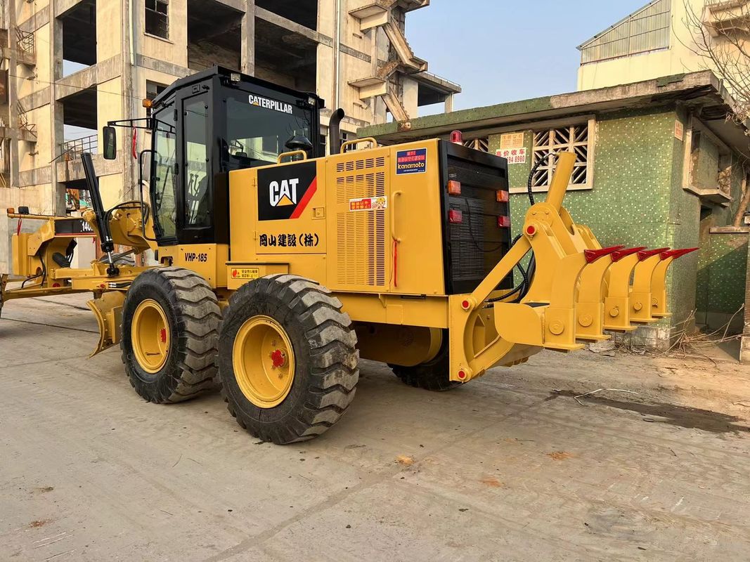 140H ব্যবহৃত Caterpillar মোটর গ্রেডার ভাল অবস্থায় সেকেন্ড হ্যান্ড বিড়াল 140 মোটর গ্রেডার
