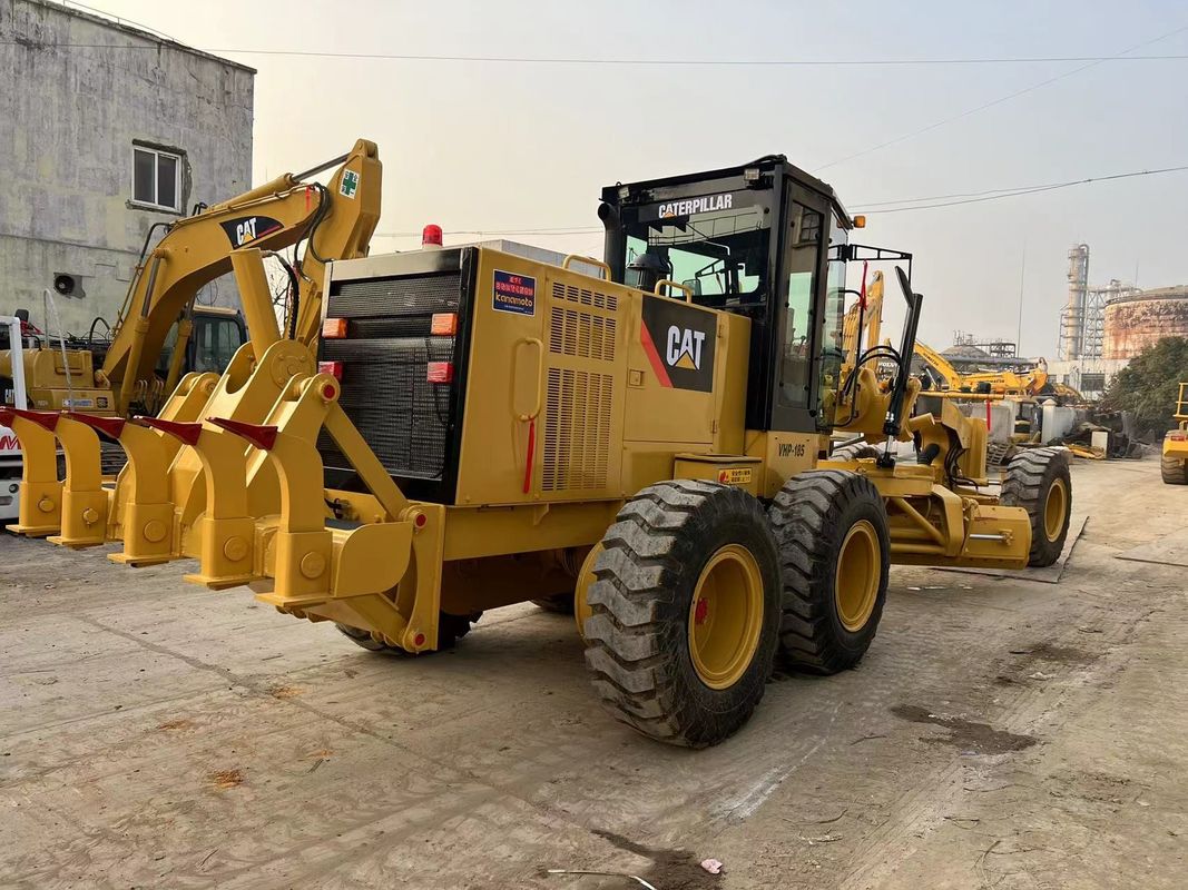 140H ব্যবহৃত Caterpillar মোটর গ্রেডার ভাল অবস্থায় সেকেন্ড হ্যান্ড বিড়াল 140 মোটর গ্রেডার
