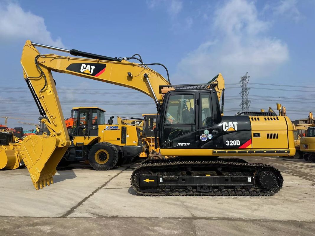 ব্যবহৃত Caterpillar 320D ইনজেকশন 3066 ইঞ্জিন সহ 20 টন মাঝারি CAT 320 Excavator