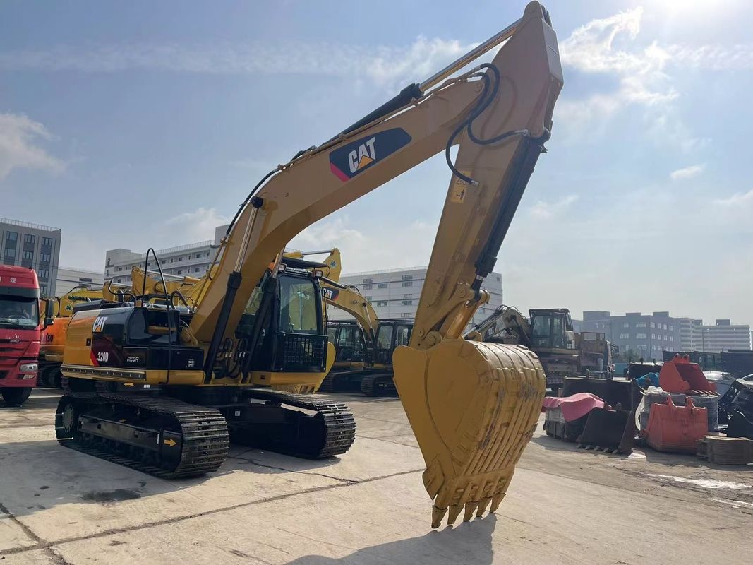ব্যবহৃত Caterpillar 320D ইনজেকশন 3066 ইঞ্জিন সহ 20 টন মাঝারি CAT 320 Excavator