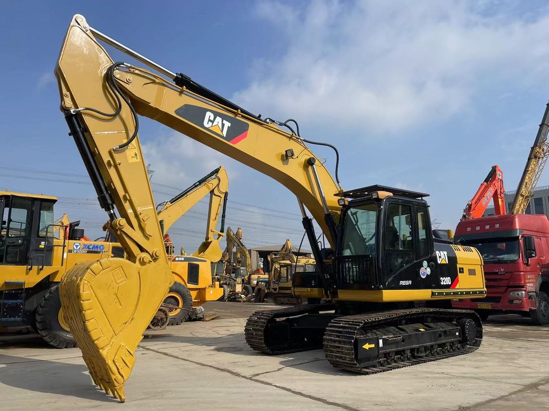 ব্যবহৃত Caterpillar 320D ইনজেকশন 3066 ইঞ্জিন সহ 20 টন মাঝারি CAT 320 Excavator