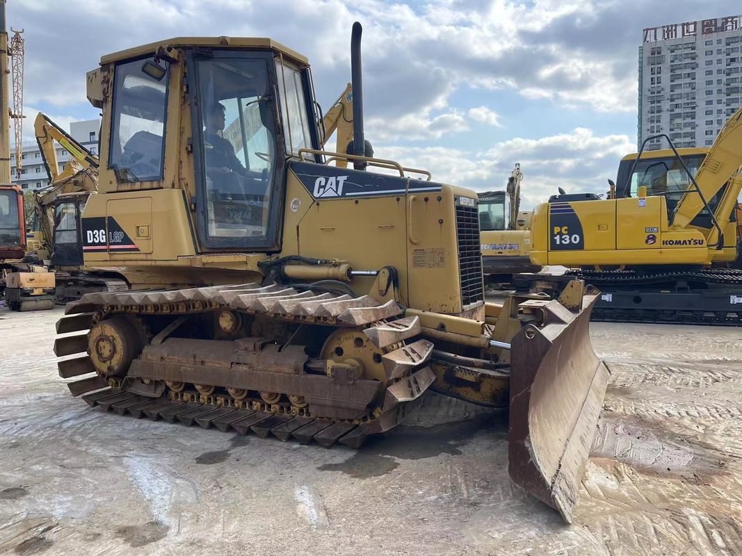 মূল রঙ ব্যবহৃত Caterpillar Dozer সেকেন্ড হ্যান্ড বিড়াল D3G বুলডোজার