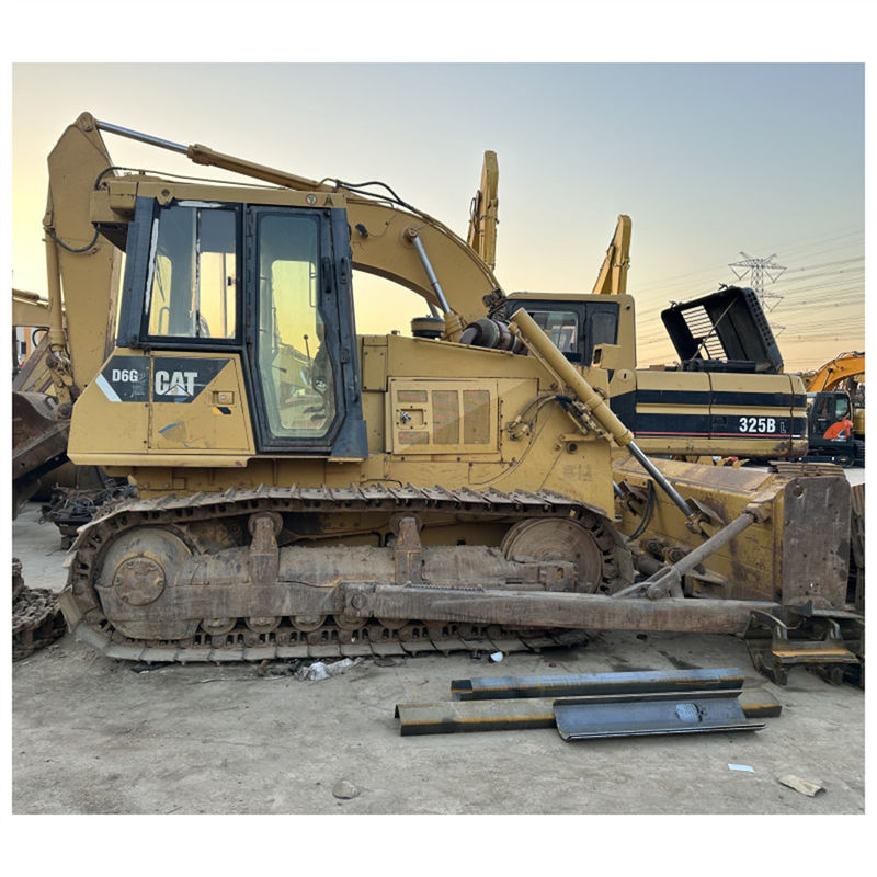 CAT D6G 2XL ক্রলার বুলডোজার ক্যাটারপিলার ট্র্যাক্টর নির্মাণ এবং মাটি সরানোর জন্য শক্তিশালী