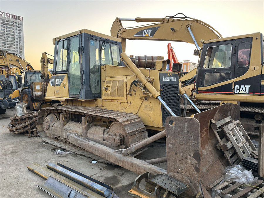 CAT D6G 2XL ক্রলার বুলডোজার ক্যাটারপিলার ট্র্যাক্টর নির্মাণ এবং মাটি সরানোর জন্য শক্তিশালী