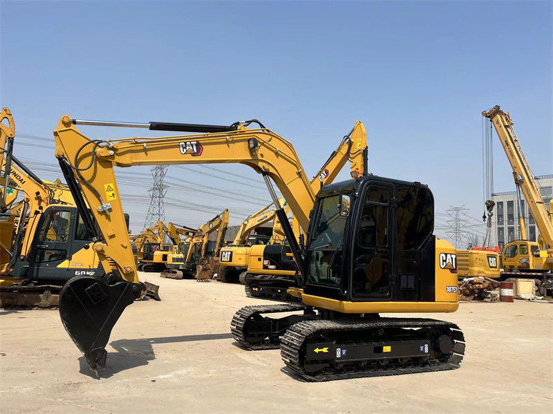 7 টন ব্যবহৃত ক্যাট মিনি এক্সক্যাভেটর 307E2 Caterpillar 305 306 307 ক্রলার এক্সক্যাভেটর