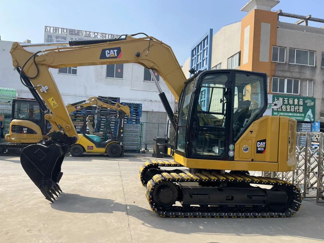 ব্যবহৃত Caterpillar 307.5 Excavator 0.33 M3 Bucket Capacity for Construction Projects নির্মাণ প্রকল্পের জন্য ব্যবহৃত