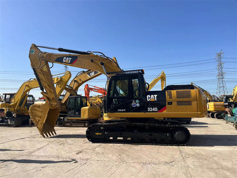 24 টন ব্যবহৃত CAT 324DL Excavator With C7 Engine অরিজিনাল ক্যাট এক্সক্যাভেটর