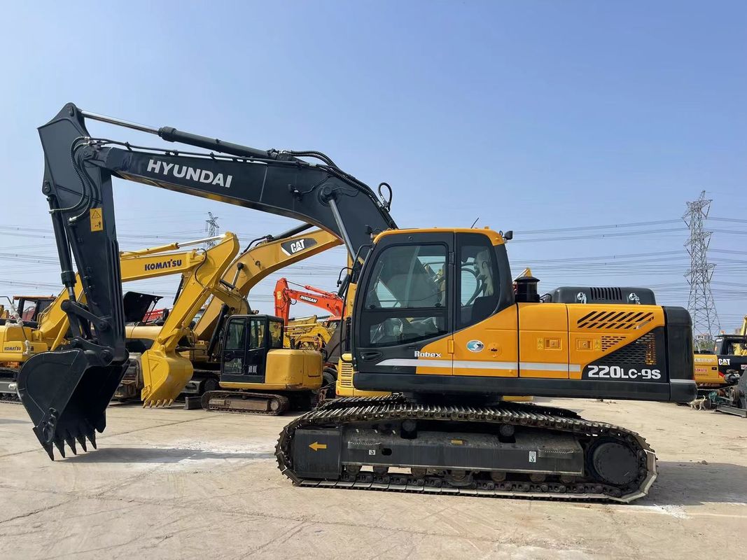 হুন্ডাই 220LC-9S এক্সক্যাভেটর ব্যবহৃত 22 টন বড় আকারের এক্সক্যাভেটর