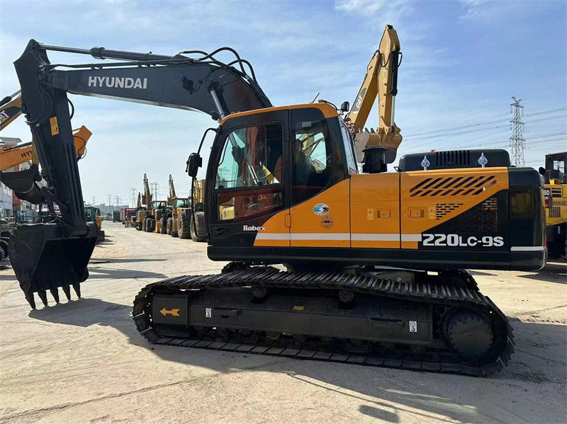 হুইন্ডাই R220LC-9S এক্সক্যাভেটর 22 টন কোরিয়া হুইন্ডাই 220 মাইনিং ডিগার