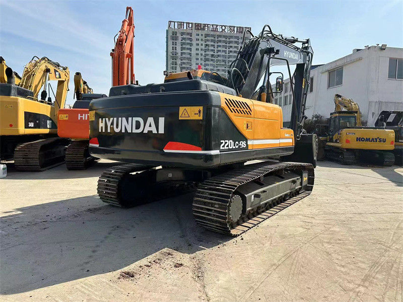 হুইন্ডাই R220LC-9S এক্সক্যাভেটর 22 টন কোরিয়া হুইন্ডাই 220 মাইনিং ডিগার
