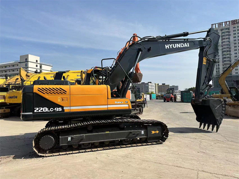 হুইন্ডাই R220LC-9S এক্সক্যাভেটর 22 টন কোরিয়া হুইন্ডাই 220 মাইনিং ডিগার
