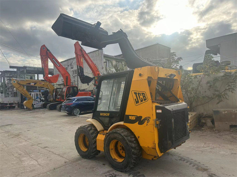 ব্যবহৃত JCB 185 মিনি স্কিড লোডার ব্যবহৃত JCB 175 মিনি হুইল লোডার স্কিড স্টিয়ার লোডার