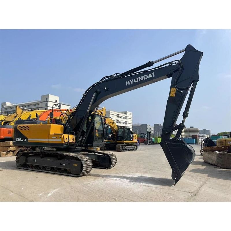 ভারী দায়িত্ব Digger Hyundai R220 9S সামগ্রিক মাত্রা 9.55m*2.99m*3.08m