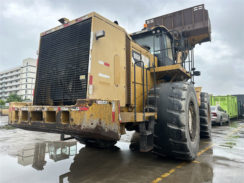 মূল ব্যবহৃত CAT 986H হুইল লোডার Caterpillar CAT 986 বড় ফ্রন্ট এন্ড লোডার
