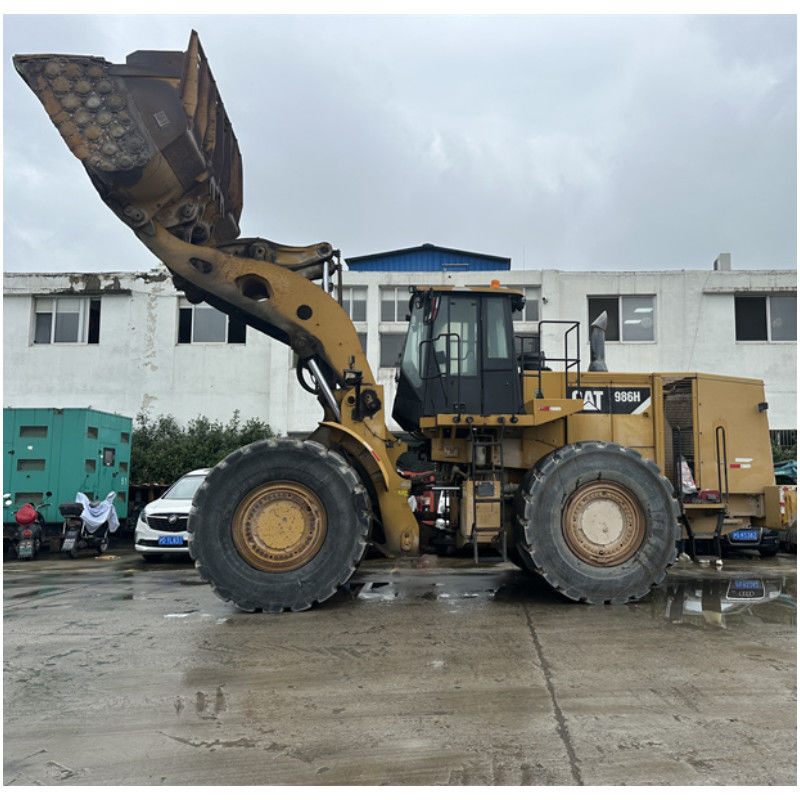 মূল ব্যবহৃত CAT 986H হুইল লোডার Caterpillar CAT 986 বড় ফ্রন্ট এন্ড লোডার