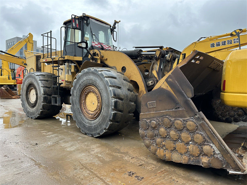 মূল ব্যবহৃত CAT 986H হুইল লোডার Caterpillar CAT 986 বড় ফ্রন্ট এন্ড লোডার