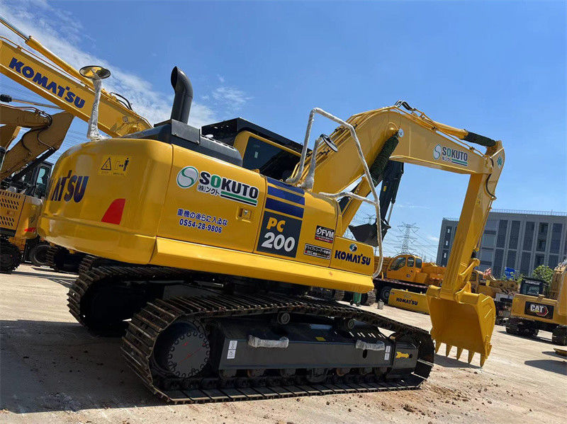 সস্তা 20 টন ব্যবহৃত জাপান খননকারী Komatsu PC200-8 ক্রলার খননকারী PC200 PC220